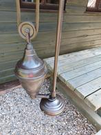 Antiek katrolsysteem voor hanglamp - gietijzer - balanslamp, Antiek en Kunst, Ophalen