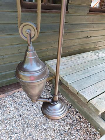 Antiek katrolsysteem voor hanglamp - gietijzer - balanslamp beschikbaar voor biedingen