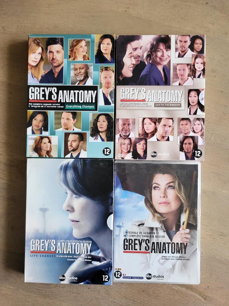 DVD Grey's Anatomy seizoen 9,10,11 en 12, Vanaf 12 jaar, Ophalen of Verzenden, Zo goed als nieuw, Drama