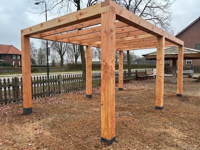 Douglas overkapping maat 5.20 x 4.20m, Tuin en Terras, Overkappingen, Nieuw, Veranda, Ophalen