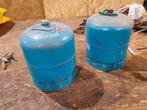 2x Butaan Gasfles Campingaz - Campinggasten, Gebruikt, Frankrijk, Gasfles, Ophalen of Verzenden