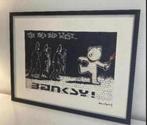 BANKSY : lithografie met certificaat, Ophalen of Verzenden