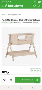 Puck Co-Sleeper Claire Crème Velours, Ophalen of Verzenden, Gebruikt, Wieg