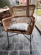 Rotan stoelen set (6 stuks), Ophalen, Gebruikt, Twee, Bruin