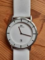 ZGAN Danish Design Horloge - Witte Leren Band, Sieraden, Tassen en Uiterlijk, Overige merken, Leer, Staal, Polshorloge