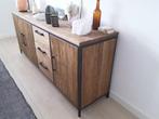 Dressoir Romaro teakhout, Huis en Inrichting, Kasten | Dressoirs, Ophalen, 150 tot 200 cm, Teakhout, Zo goed als nieuw