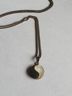 zilveren ketting yin yang  hanger, Ophalen, Zo goed als nieuw, Zilver, Zilver