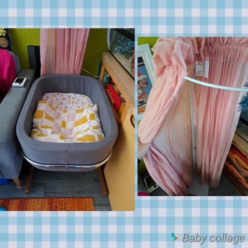 Te koop: CoCosi wieg EN Jollein hemeltje - grijs setje, Kinderen en Baby's, Babywiegjes en Ledikanten, Zo goed als nieuw, Wieg