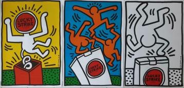 Keith Haring - Lucky Strike - Set van 3 beschikbaar voor biedingen