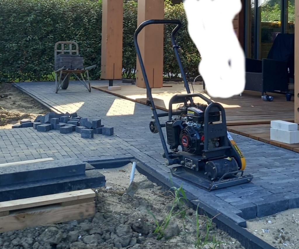 Trilplaat Lumag VP60, Tuin en Terras, Hand-tuingereedschap, Ophalen, Zo goed als nieuw, Overige soorten, Lumag