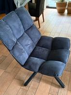 Draaistoel Trendhopper blauw zgan, Huis en Inrichting, Stoelen, Ophalen, Zo goed als nieuw, Blauw, Eén