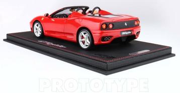 Ferrari 360 Modena Spider Rood 1:18 P18233A BBR PRE-ORDER beschikbaar voor biedingen