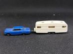 Wiking 0922 10 - Chevrolet Malibu met caravan (14630), Hobby en Vrije tijd, Modeltreinen | N-Spoor, Overige merken, Gebruikt, Gelijkstroom of Wisselstroom