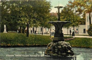 (388-532-009) Schiedam Koning Willem Fontein in het Park beschikbaar voor biedingen