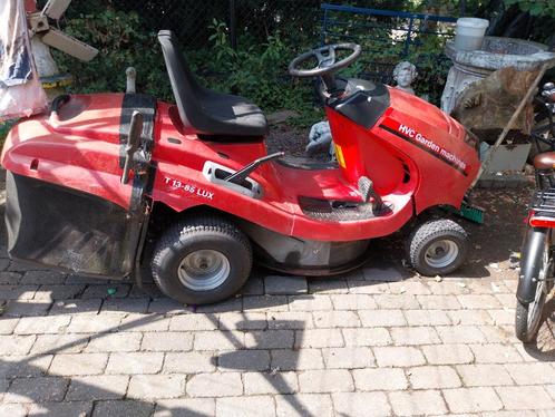 Zitmaaier   met bak zie foto.s en tekst, Tuin en Terras, Grasmaaiers, Gebruikt, 50 cm of meer, Cirkelmaaier, Ophalen