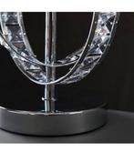 Modern Chrome Acryl Jewel Tafellamp Roze kristal led lamp, Huis en Inrichting, Lampen | Tafellampen, 50 tot 75 cm, Nieuw, Ophalen of Verzenden