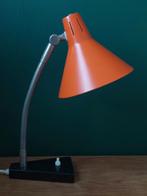 Hala Zeist vintage bureaulamp oranje jaren 60, Huis en Inrichting, Lampen | Tafellampen, Ophalen of Verzenden, Gebruikt, Minder dan 50 cm