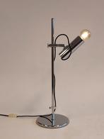 Vintage lamp Gepo Amsterdam chroome tafellamp spot chroom, Huis en Inrichting, Lampen | Tafellampen, Gebruikt, Mid century modern dutch design