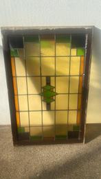 Glas in lood raam, Doe-het-zelf en Verbouw, Glas en Ramen, Ophalen, Gebruikt, Minder dan 80 cm, Glas in lood