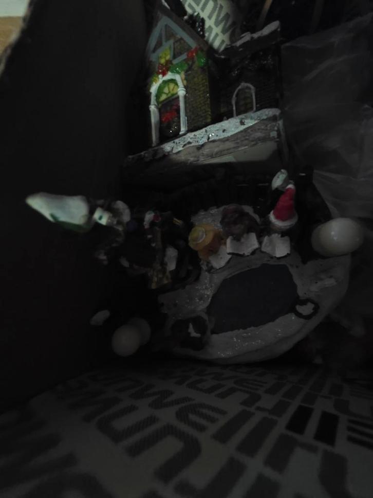 Kerstspullen: Huisjes, Poppetjes, Schaatsbaan, Vijver, Skiën, Diversen, Kerst, Gebruikt, Ophalen of Verzenden