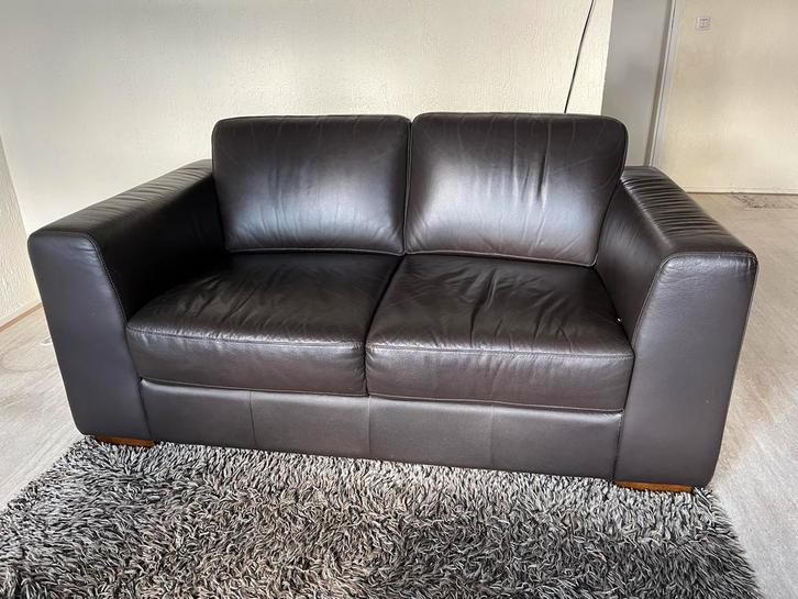 Mooi 2-zits bankje - compact en comfortabel!, Huis en Inrichting, Banken | Bankstellen, Gebruikt, Rechte bank, Tweepersoons, 150 tot 200 cm