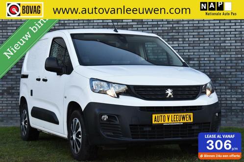 Peugeot Partner bestel 1.2 Turbo Benzine! AUTOMAAT/NAVI/AIRC, Auto's, Bestelauto's, Bedrijf, Te koop, ABS, Achteruitrijcamera