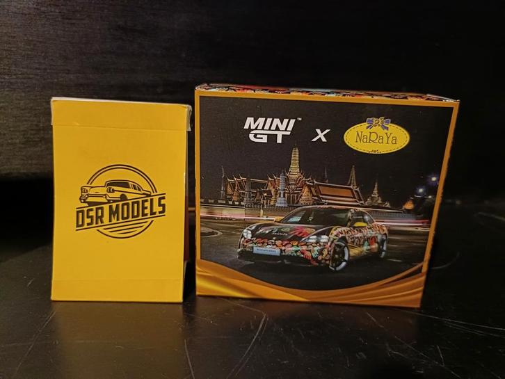 1:64 Porsche Taycan Turbo S NaRaYa, Hobby en Vrije tijd, Modelauto's | Overige schalen, Nieuw, Auto, Ophalen of Verzenden