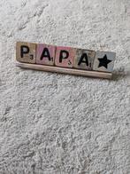 Papa houten bordje, Ophalen of Verzenden, Zo goed als nieuw
