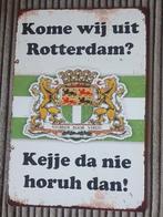 Wandbord Rotterdam mancave bar kroeg garage, Ophalen of Verzenden, Nieuw