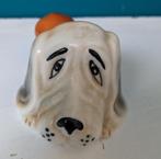 Vintage beeldje van een Bassethond Basset hound, Ophalen of Verzenden, Zo goed als nieuw, Dier