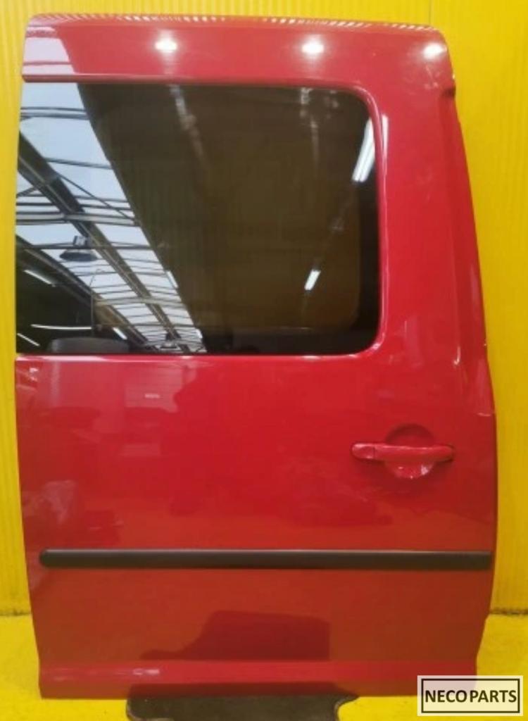 VW CADDY III LONG PORTIER DEUR SCHUIFDEUR RECHTS ACHTER LA3H, Gebruikt, Volkswagen, -, Ophalen of Verzenden