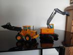 Volvo en Akerman shovel en kraan 1:50., Ophalen of Verzenden, Zo goed als nieuw, Overige typen, Overige merken