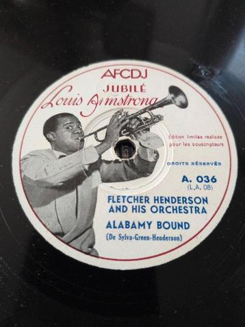 AFCDJ Louis Armstrong picture label 78 toeren  beschikbaar voor biedingen