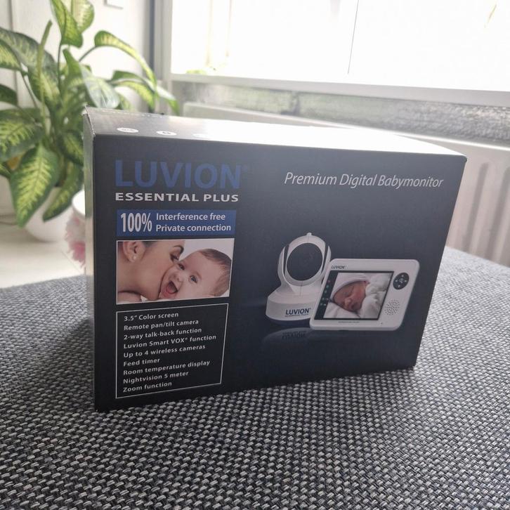 Luvion Essential Plus Babyfoon met Camera – Nieuw in doos, Kinderen en Baby's, Babyfoons, Nieuw, 100 tot 250 meter, Camera, Digitaal