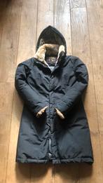 Zwarte Woolrich Boulder Coat/ parka zgan L, Kleding | Dames, Jassen | Winter, Ophalen of Verzenden, Zo goed als nieuw, Maat 38/40 (M)