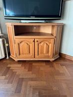 Eikenhout hoek tv meubel, Huis en Inrichting, Ophalen, Eikenhout, Zo goed als nieuw, Minder dan 100 cm