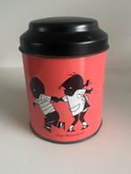 Roze blikje met zwarte dop van Jip en Janneke.  H.11,5 cm., Verzamelen, Ophalen of Verzenden, Zo goed als nieuw, Overige, Overige merken