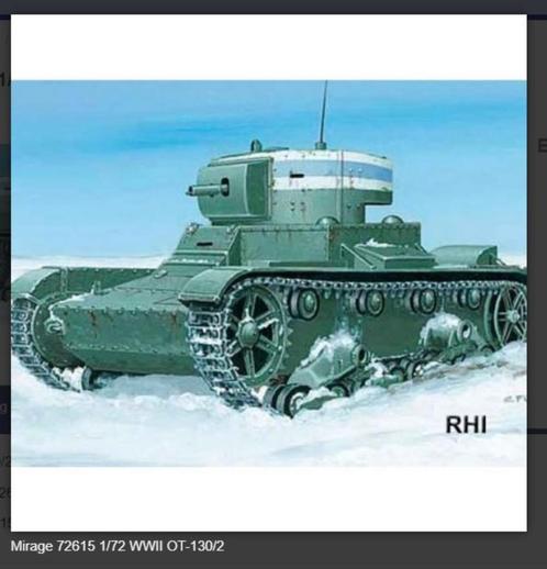 Bouwpakket Mirage-Hobby Mirage 72615 1/72 WWII OT-130/2 Chem, Hobby en Vrije tijd, Modelbouw | Auto's en Voertuigen, Nieuw, Auto