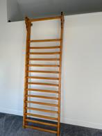 Houten klimrek wandrek gymzaal, Ophalen, Zo goed als nieuw, Ladder, 2 tot 4 meter