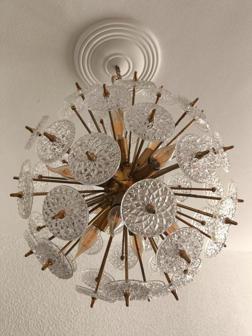 Val Saint Lambert sputnik, Huis en Inrichting, Lampen | Plafondlampen, Zo goed als nieuw, Ophalen of Verzenden