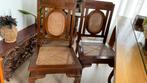 4 Antieke Indonesische Eetkamerstoelen 2 Design, Ophalen