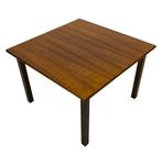 Vintage Salontafel Compact Palissander jaren 70 design, Gebruikt, 50 tot 100 cm, Vintage, Minder dan 50 cm