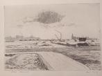 Henk Huig - 2 Etsen, Jaren '70 'T Ij en Slotervaart, Antiek en Kunst, Verzenden