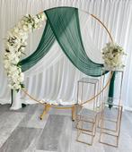 TE HUUR: Nikkah bruidsbank bruidsdecor Henna decor backdrop, Hobby en Vrije tijd, Feestartikelen | Verhuur, Ophalen, Zo goed als nieuw