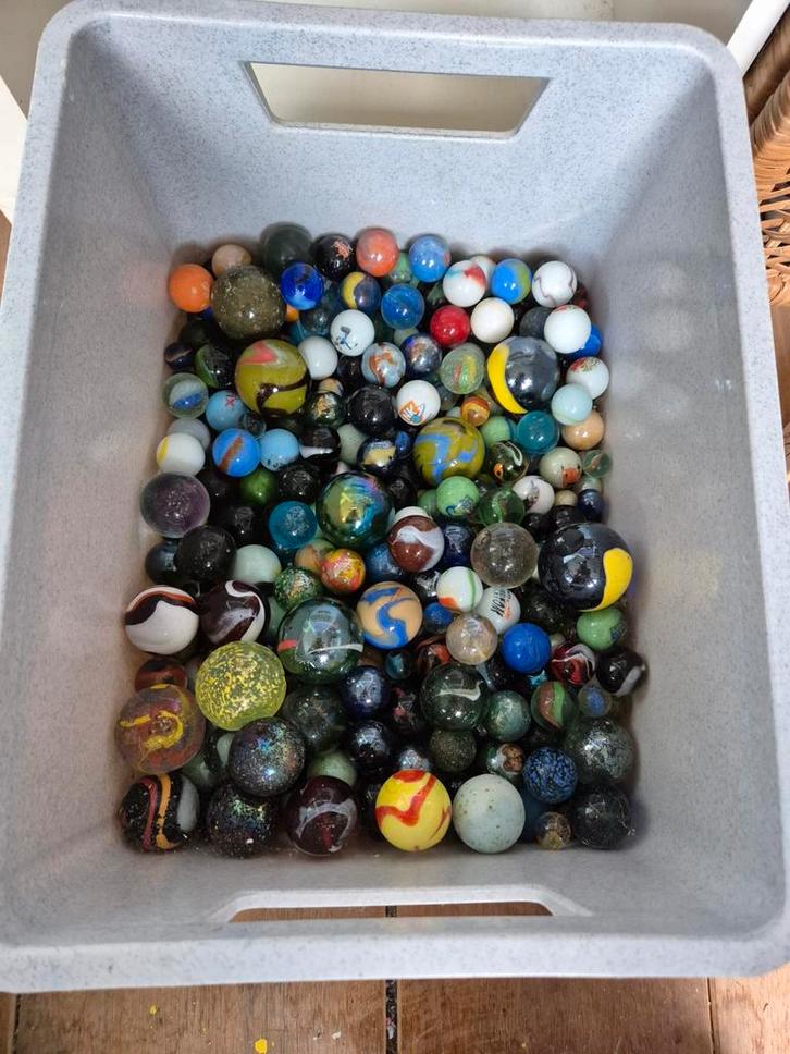 Grote verzameling knikkers, Antiek en Kunst, Antiek | Speelgoed, Ophalen