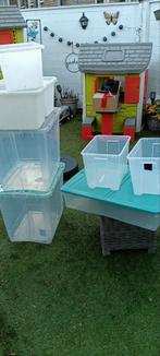 Meerdere opbergboxen, Doe-het-zelf en Verbouw, Kratten en Dozen, Ophalen of Verzenden, Gebruikt