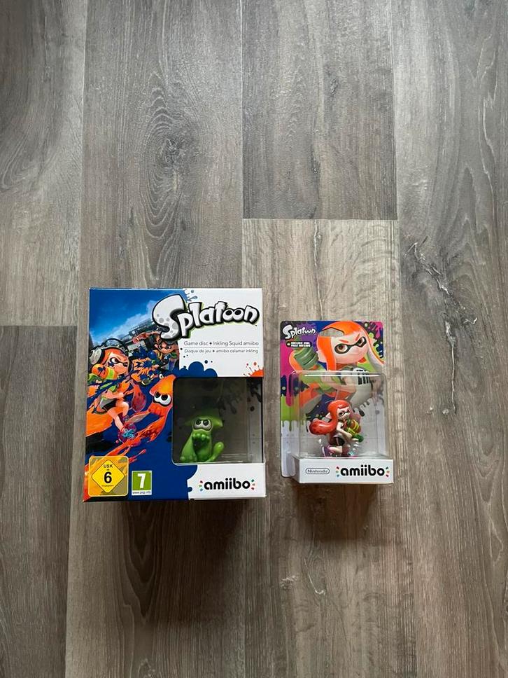 Splatoon 1 amiibo editie met extra inkling meisje., Spelcomputers en Games, Games | Nintendo Switch, Zo goed als nieuw, Avontuur en Actie