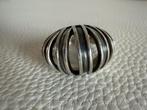 Y017/Zilveren opvallende MODERNIST ring Scandinavië 18 1/4, 18 tot 19, Gebruikt, Verzenden, X