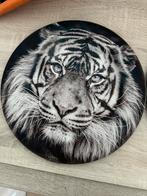 Tijger en leeuw bord, Huis en Inrichting, Ophalen, Zo goed als nieuw, Schilderij, Minder dan 50 cm