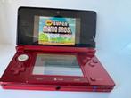 Nintendo 3DS metalic Rood - inclusief Super Mario Bros game, Spelcomputers en Games, Spelcomputers | Nintendo 2DS en 3DS, Ophalen of Verzenden